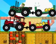 Mario tractor drag race traktoros játékok