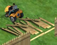 Mower Mayhem online traktoros játék