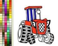 Traktoros játékok kifestő online